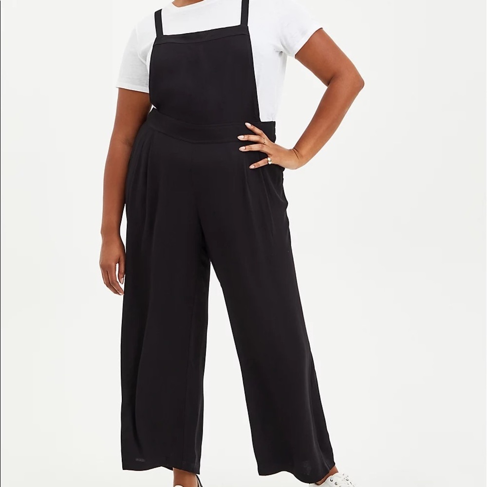 Torrid Black Jumpsuit 3X Wide Leg